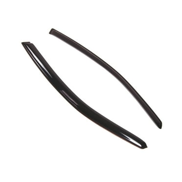 Tuningpros WD2-374 Outside Mount Window Visor Deflector Rain Guard Dark Smoke 2 Pcs Set For 1997-2003 Pontiac Grand Prix Coupe