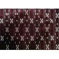 thumbnail image 4 of oneOone Cotton Silk Fabric Stripe & Geometric Kasuri Printed Fabric 1 Yard 42 Inch Wide, 4 of 4