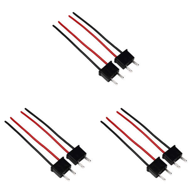 1 Par Conector Adaptador Casquillo Bombilla H7 para Faro Antiniebla Coche