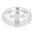 thumbnail image 2 of Assiettes pour Enfants en Acier Inoxydable, Assiette pour Tout-Petits en Acier Inoxydable Réutilisable à Compartiments, Assiettes en Acier Inoxydable pour Enfants avec Isolation Thermique pour le Camping, le Pique-Nique, l'École, 2 of 7