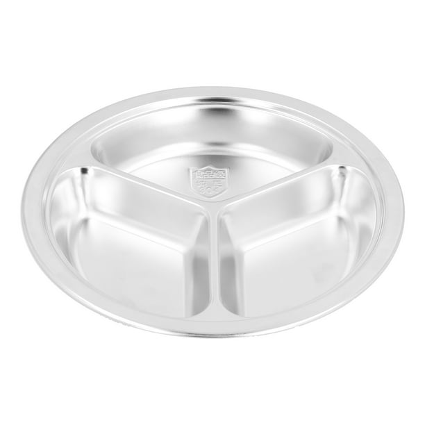 Plato reutilizable NikouMX Plato de Acero inoxidable elegante