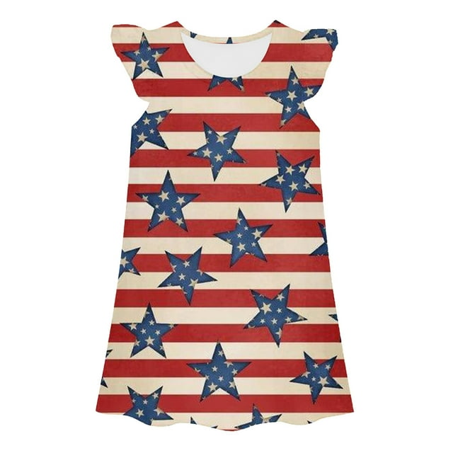 Pyjamas pour Enfants Filles Été Mignon Imprimé Lapin Chemise de Nuit Sans Manches Décontractée Pyjama Fille H Multicolore 8 Ans-9 Ans