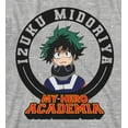 thumbnail image 2 of My Hero Academia Izuku Midoriya In Circle Crew Neck Short Sleeve Athletic Heather Boy's T-shirt-XS, 2 of 7