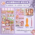 thumbnail image 1 of Small Mochi High-value Hand Account Sticker Material Full Set of Children‘s Cute Girl Heart Portable Cane Ins Wind Notebook FGS, 1 of 6