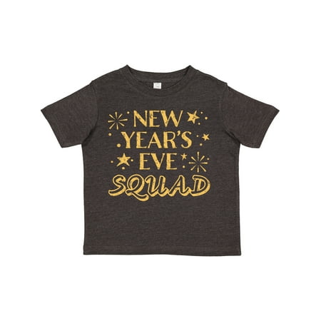 

Inktastic New Year s Eve Squad with Stars in Gold Gift Toddler Boy or Toddler Girl T-Shirt