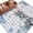 Blue, variant on 5'x7' Area Rugs for Living Room Bedroom, Easter Rabbit Washable Rug Carpet Runner Indoor Outdoor, Spring Cute Bunny Blue Flowers Buffalo Plaid Non Slip Floor Mats Area Rug for Kitchen, Nursery