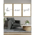 thumbnail image 3 of SHENIFY Large 24x36in3pcs Natural Framed Be Our Guest Guest Room Wall Decor Guest Bedroom Wall Art Farmhouse Guest Room Hanging Decoration, 3 of 5