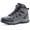 Grey, variant on Women's Sneakers High Top Hiking Sneakers Lightweight Comfortable Trekking Shoes For Outdoor Adventure Light Purple 41