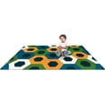 thumbnail image 2 of Hexed 7'8" x 10'9" Area Rug In Color Citrus-Color:Citrus,Material:Nylon, 2 of 5
