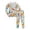 Grey, variant on Toddler Boys Girls Pajamas Cartoon Animals Kids 2 Piece Pj's Long Sleeve Sleepwear Clothes Set Outfits