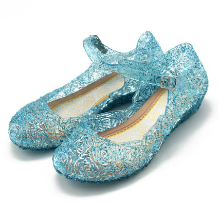 Cinderella Girls Children Shoes children KIDS Baby Jelly Shoes Crystal ...