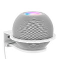 thumbnail image 3 of 2 Pack,White,Ceiling Circular Wall Mount Holder Stand Fits for Apple HomePod Mini, A Space-Saving Accessory for HomePod Mini Smart Home Speakers with Cord Management, Hide Messy Wires, 3 of 6
