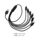 thumbnail image 5 of Cable de carga USB para coche, cable de carga múltiple con puertos tipo C, cable de datos de carga rápida para coche, hogar, oficina, cable de carga de teléfono 6 en 1, 5 of 8