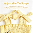 thumbnail image 3 of Yibosean Baby Girls' Bee 1st Birthday Dress Romper 2-Pc set with Headband,0-12Months, 3 of 6