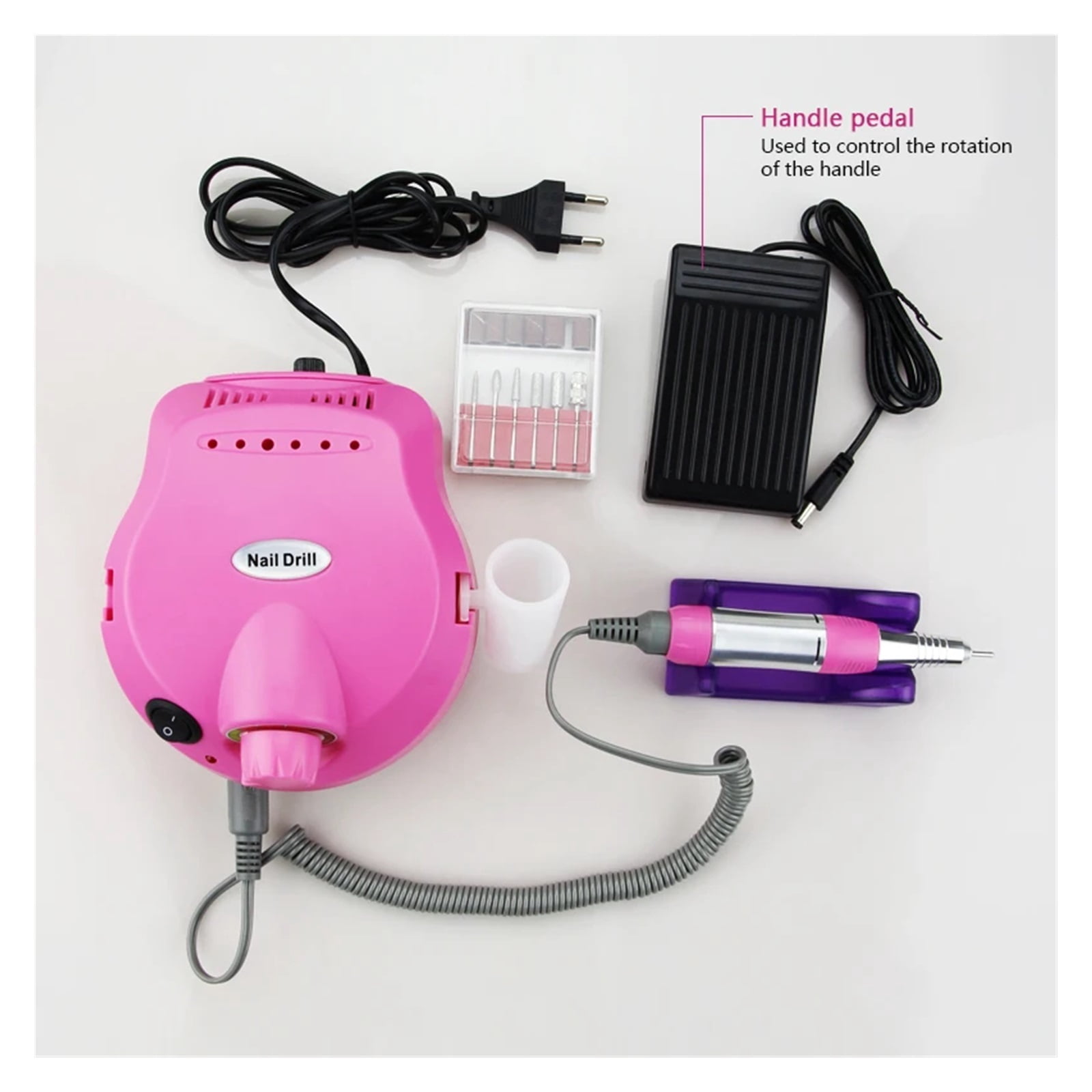 35000/20000 RPM Electric Nail Drill Machine Mill Cutter Sets for Manicure Nail Tips Manicure Electric Nail Pedicure File