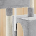 thumbnail image 3 of Yaheetech 33.4″ H Spacious Top Perch Cat Tree with Big Condo，Light Gray, 3 of 7