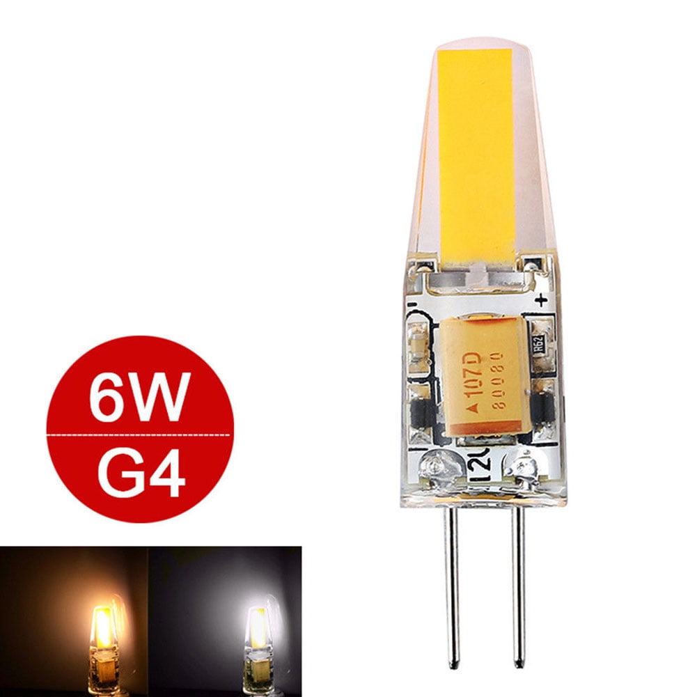 træt administration skrot SPRING PARK AC 12V 6W Super Bright Mini G4 Silicone COB LED Light Lamp  Replacement Bulb - Walmart.com