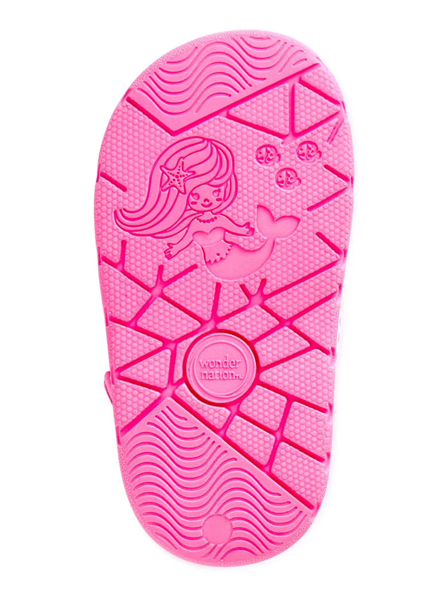Wonder Nation Beach Sling Hearts Sport Sandal (Infant Girls)