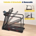 thumbnail image 4 of Hapacity Foldable Walking Treadmill for Seniors - 350 LBS Capacity with Front & Long Handrails, 0%-2% Incline for Home Recovery & Fitness, 4 of 10