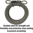 thumbnail image 4 of Master Lock 3/8" Dia. x 360" L Vinyl Coated Steel Flexible Braided Steel Cable Ropes, 4 of 9