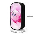 thumbnail image 6 of Kirby Big Capacity Pencil Case, Aesthetic Pen Pouch Storage Bag, Office Supplies Organizer, Pen Cases Pencil Bag with Multiple Compartments, 6 of 7
