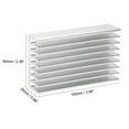 thumbnail image 3 of Electronics Cooler Heatsink for MOS GPU IC Chip Silver 100 x 60 x 25 mm, 3 of 3