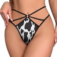thumbnail image 2 of Cow Print&nbsp; Open Type Women's Panties Crotch Opening G-strings Thongs Lingeries Underwear, 2 of 7
