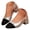 Silver, variant on Women's Mules Sandals Pointed Closed Toe Chunky Heel Slip on Fashion Casual Office Dress Slingback Shoes