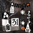 thumbnail image 5 of teapwant Halloween Party Tray 9 Piece Set Ghostly For Trick Or Night, 5 of 5