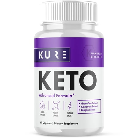 (1 Pack) Kure Keto Pills - Supplement for Weight Loss Appetite Control & Suppressants - 60 Capsules
