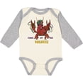 thumbnail image 3 of Inktastic Mardi Gras Come at Me Breaux Crayfish Boys or Girls Long Sleeve Baby Bodysuit, 3 of 5