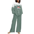 thumbnail image 2 of Sevevn Lounge Sets for Women Women's Casual Christmas Printed Long Sleeved Round Neck Top With Pants Set Great Gifts for Less, 2 of 4