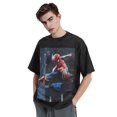 thumbnail image 4 of Spider-Man 230g Vintage Washed Drop Shoulder T-Shirt - Iron On, 4 of 7