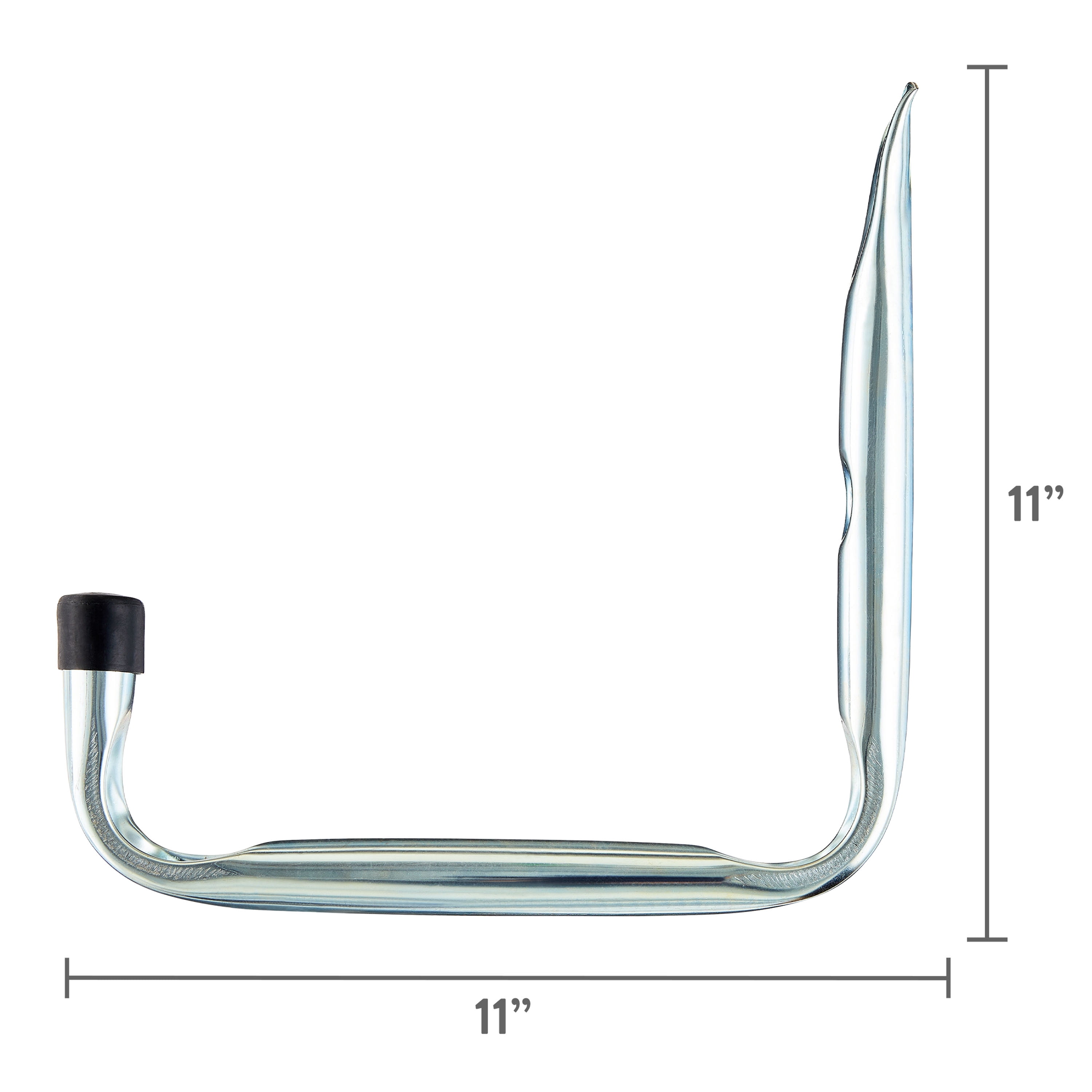 (2 pack) Hyper Tough Wall Mounted Large Utility Garage Storage Hook, Zinc Plated Steel