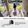 thumbnail image 5 of TMT ChowCAM Bullet Security Camera, IP66 Waterproof Outdoor Camera, 1080P Full HD Clarity With A 110° Wide Angle Lens, Motion Detection, Infrared Night Vision, Compatible With Automatic Gate Opener, 5 of 9