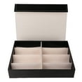 thumbnail image 1 of Delicada caja de 8 rejillas para gafas, organizador de gafas de sol, estuches de almacenamiento para exhibidores de gafas., 1 of 14