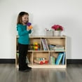 thumbnail image 5 of Flash Furniture Hercules Series Wooden 5-Section Classroom Cubby Storage Cabinet, 24"H x 36"L, Natural, 5 of 12