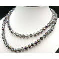 thumbnail image 6 of K-KED Long 38'' 5x8mm Faceted AB Multicolor Crystal Gemstone Rondelle Beads Necklace-Yellow, 6 of 9
