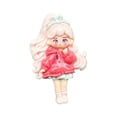 thumbnail image 3 of KLKCMS Resin Flatback Charm Embellishment Jewelry Making Scrapbooking Embellishment Light Pink Hair, 3 of 9