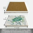 thumbnail image 4 of Thirstystone "Beach Therapy Turtle" Single Stone Tumbled Tile Coaster, 4 of 7