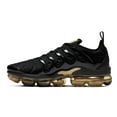 thumbnail image 2 of Nike Air VaporMax Plus CW7299-001 Men's Black/Metallic Gold Running Shoes NX283 (8), 2 of 6