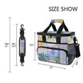 thumbnail image 3 of FORMRS Insulated Cooler Bag 24 Cans Capacity Soft Leakproof Lunch Box with Side Pockets, Seaside Boat, 3 of 7