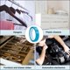 thumbnail image 4 of Cinta de transferencia azul Slick Tape de 0,79 pulgadas x 164,05 pies, película transparente de polietileno UHMW, deslizante, PET, adhesiva, cinta de protección antideslizante, 4 of 5