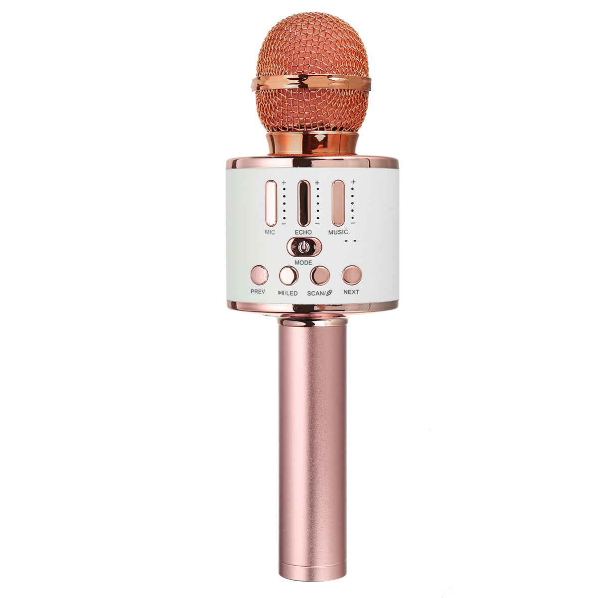 Micrófono inalámbrico Karaoke, 4 en 1 Micrófonos Bluetooth portátiles  Altavoz Karaoke con luces LED de baile, reproductor de KTV doméstico