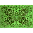 thumbnail image 1 of Ahgly Company Indoor Rectangle Oriental Green Industrial Area Rugs, 4' x 6', 1 of 4