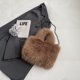 thumbnail image 5 of Bolso Mujer Cadena Bandolera Casual Fluffy Tote Suave Diario Citas ( ) Café, 5 of 7