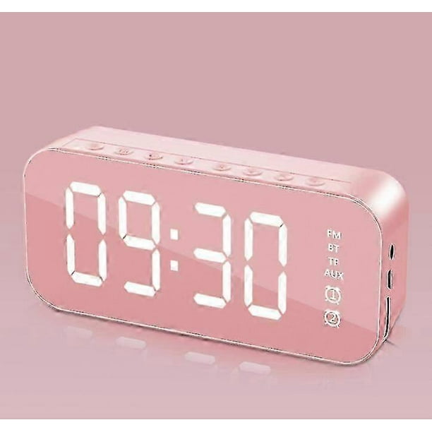 Multifunctional LED digital alarm clock, bluetooth speaker, bedside desktop luminous electronic music box