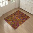 thumbnail image 3 of ODIKA 3'x5' Washable Accent Rug Alt Men Dice Cartoon Funky Graffiti Aesthetic Motif Mens Anime Flowing Dynamic for Bedside, Nursery Room, Pet Friendly & Non-Shedding, 3 of 7
