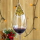 thumbnail image 4 of Decoraciones navideñas, adornos navideños, regalos navideños, tarjeta de decoración de copa de vino tinto de Navidad, gorro de Papá Noel, tarjeta de fiesta, decoración de copa de vino, centro comercia, 4 of 5