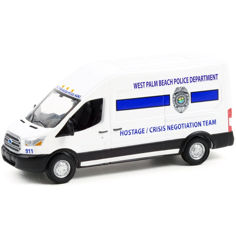 Diecast 2020 Ford Transit Van White Hostage / Crisis Negotiation